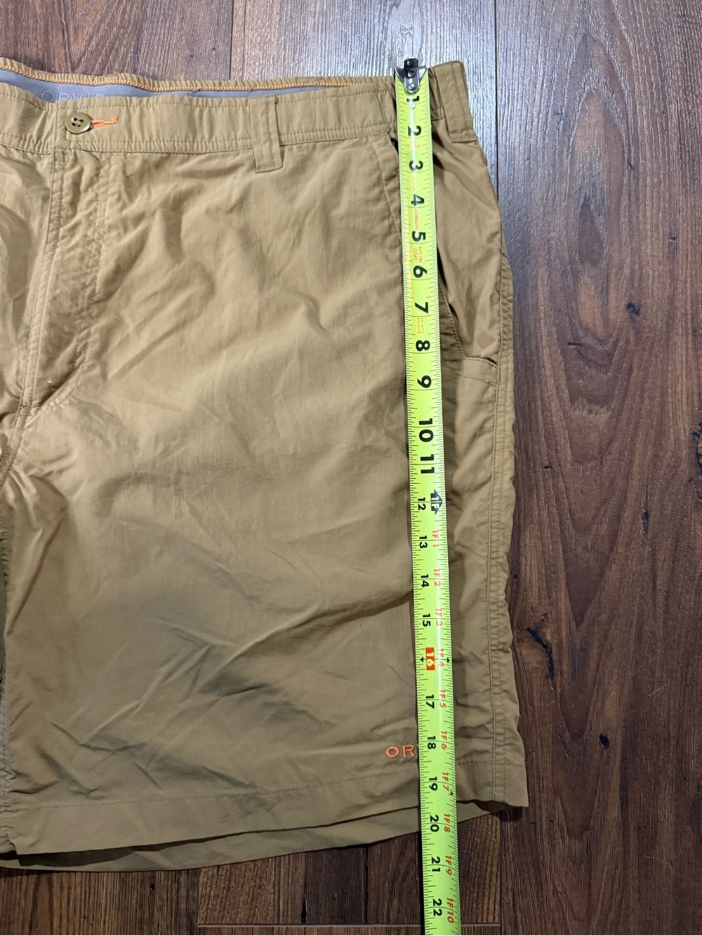 Orvis Men’s XXL Tan Lightweight Performance Hiking Shorts Fishing Outdoor - Picture 10 of 11